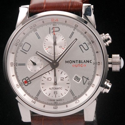레플리카 [몽블랑] 남성용 타임워커 크로노 SS 실버 다이얼 43mm mon00051 MON4200  