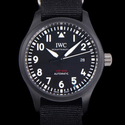 레플리카 [아이더블유씨] 남성용 파일럿 IW326906 마크 탑건 에디션 오토매틱 40mm 세라믹재질 나토천/가죽줄 믹스 블랙다이얼 iwc29048  
