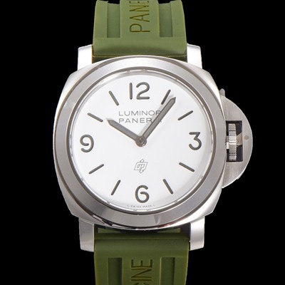 레플리카 [파네라이] 남성용 루미노르 PAM01087 베이스 로고 오토매틱 6497-2 타입 44mm  우레탄 화이트 다이얼 pan5194  