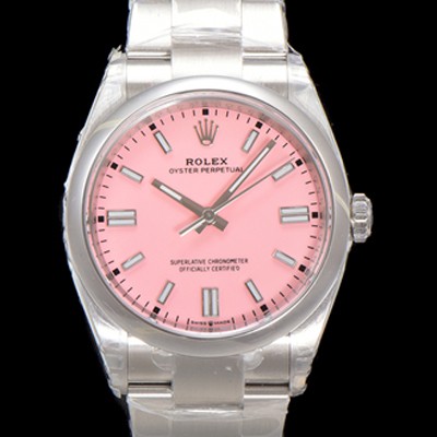 레플리카 [로렉스] 남성용 904스틸 오이스터 퍼페추얼 m126000 오토매틱 칼리버 3230타입 36미리 메탈시계 핑크 다이얼 rol5366  