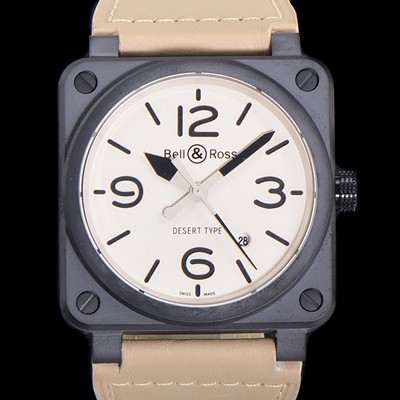 레플리카 [벨앤로즈] 남성용시계 BR03 오토매틱 미요타 9015타입 세라믹케이스 42mm 러버줄 화이트다이얼 bel8920  