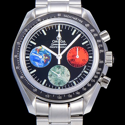 레플리카 [오메가] 남성용 스피드마스터 문워치 크로노그래프 문투말스 수동형 42미리 메탈줄 블랙다이얼 OMG79514  