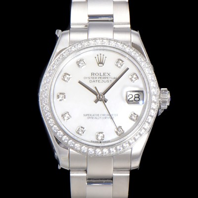 레플리카 [로렉스] 여성용 데이져스트 오이스터 31mm 레이디 오토매틱 보석/다이아몬드 3열 브레이슬릿 메탈줄 자게다이얼 rol21054  