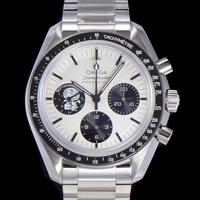 레플리카 [오메가] 남성용 스피더마스터 기념시리즈 실버 스누피 어워드 수동기계식 42mm 메탈줄 화이트다이얼   omg06213  