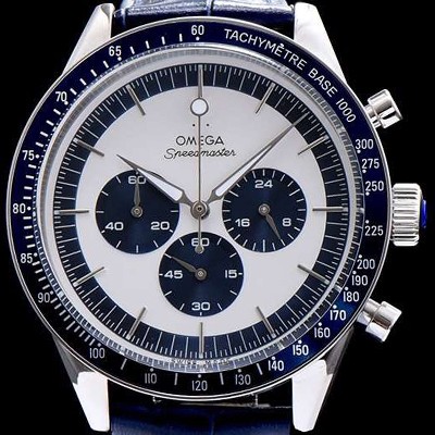 레플리카 [오메가] 남성용 스피드마스터 화이트블루 다이얼 일본쿼츠 OMG00012  