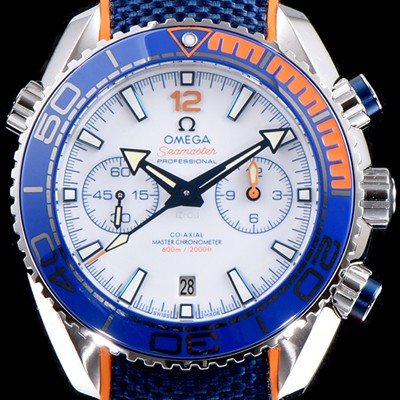 레플리카 [오메가] 남성용 시마스터 플래닛 오션600M 215.32.46.51.04.001 OM사 코-액시얼 마스터 크로노미터 크로노그래프 화이트다이얼 오토매틱 무브먼트 OMG0002  
