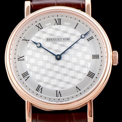 레플리카 [브레게] 남성용 인기제품 클래식 5967BA/11/9W6 38mm 오토매틱 신제품!! 18K 로즈골드 실버 길로쉐 패턴 다이얼 오토매틱 무브먼트 BRG0411  