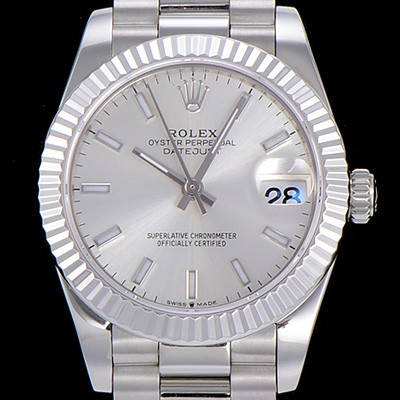 레플리카 [로렉스]여성용 레이디 데이져스트 31mm 오토매틱 그레이다이얼 ROL34480  