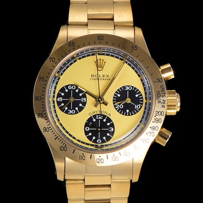 레플리카 [로렉스] 남성용 1965년 모델 클래식  코스모그래프 데이토나  Ref.6239 수동감기/기계식 37mm 18K옐루골드 스크류 다운 푸셔 메탈줄 골드다이얼 rol5191  