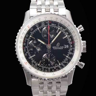 레플리카 [브라이틀링] 남성용 네비타이머 크로노그래프 ETA7750-2 타입 오토매틱 41mm 메탈줄 블랙다이얼 bre3129  