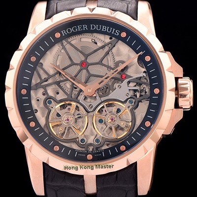 레플리카 [로저드뷔] 남성용 스켈레톤 다이얼 아시안 오토매틱 ROG4201  