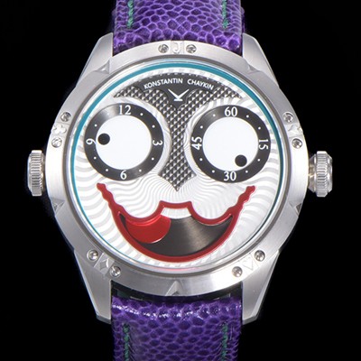 레플리카 [콘스탄틴 차이킨] 남성용 조커 오토매틱 NH35타입 42mm 가죽줄 화이트 다이얼 kon15807  