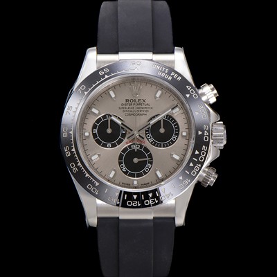 레플리카 [로렉스] 남성용 1:1수제공정형 New 데이토나 M116519ln-0027 세라믹 베젤 40mm 크로노그래프 오토매틱 Cal.4130 무브먼트 그레이 다이얼 rol5383  
