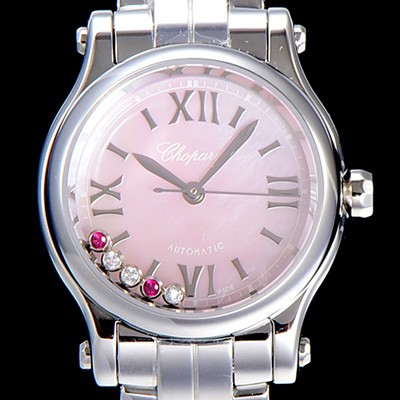 레플리카 [쇼파드]여성용 해피스포츠 미니 오토매틱 30미리 레이디스 자게다이얼 화이트 CHO88339  