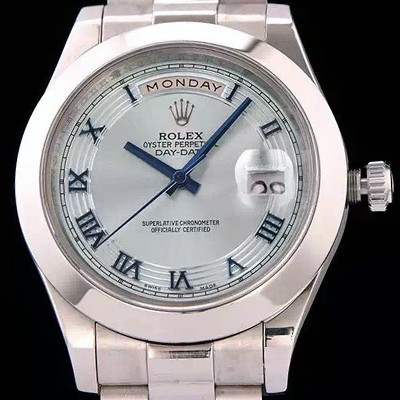 레플리카 [로렉스] 남성용 데이데이트 2 로마 인덱스 블루 다이얼 ROL0201  