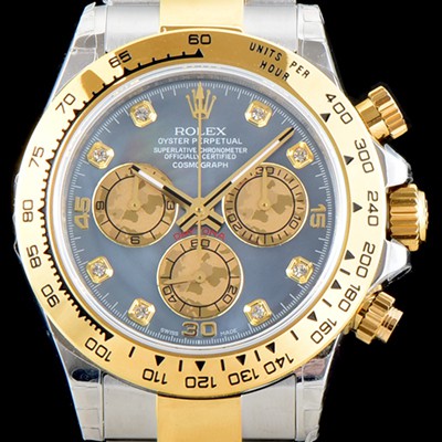 레플리카 [로렉스] 남성용 Cal. 4130 무브 UP!! 코스모그래프 데이토나 18K 옐로우골드 콤비 진주자개 다이얼 크로노그래프 오토매틱 무브먼트 ROL0520  