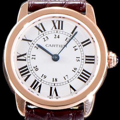 레플리카 [까르띠에] 남성용 솔로 드 까르띠에 W6800151 화이트 다이얼 쿼츠 무브먼트 CAR0510  