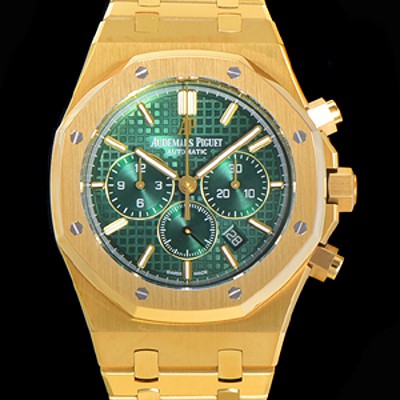레플리카 [오데마피게] 남성용 NEW 로얄오크 26320OR.OO.1220OR.01 18K 로즈골드 41mm 사이즈 드레스 워치!! 크로노그래프 블랙 와플 다이얼 브레이슬릿 신형 ETA 7750B-2 오토매틱 무브먼트 AUD71230  