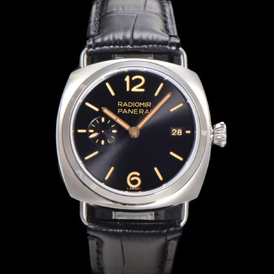 레플리카 [파네라이] 남성용 라디오미르 콰란타 PAM01294 40mm 오토매틱 가죽줄 블랙 다이얼 pan5207  