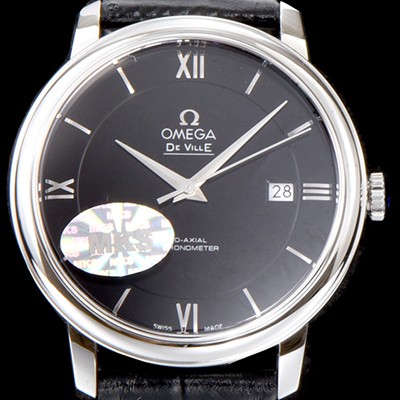 레플리카 [오메가] 남성용 드빌 424.13.40.20.01.001 프레스티지 코-액시얼 블랙 다이얼 오토매틱 무브먼트 OMG0014  