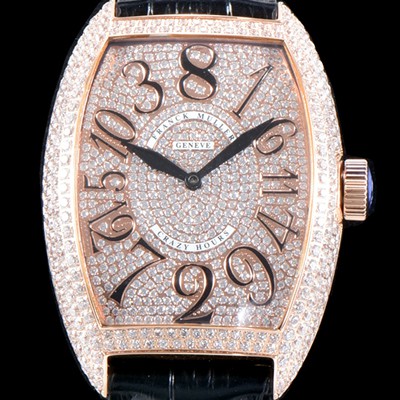 레플리카 [프랭크 뮬러] 남성용 크레이지 아워스 8880 CH 풀 다이아셋팅!! 18K 로즈골드 오토매틱 무브먼트 FRA0410  