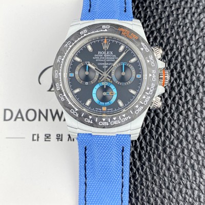 레플리카 [로렉스]남성용 데이토나 DIW 포지드카본 커스텀 40미리 크로노그래프 오토매틱 Cal.4130 무브먼트 그레이 다이얼 rol5655  