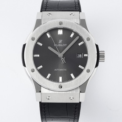 레플리카 [휴블렛] 남성용 클래식 퓨전 542.NX.7071.LR 42mm 오토매틱 2892 타입 가죽/러버 믹스 그레이 다이얼 hub2137  