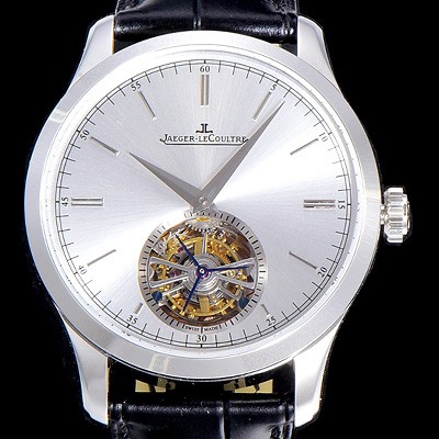 레플리카 [예거 르꿀르뜨]남성용 마스터 그랜드 트랜디션 투어빌론 수동/기계식 42미리 실버다이얼 JAG79960  