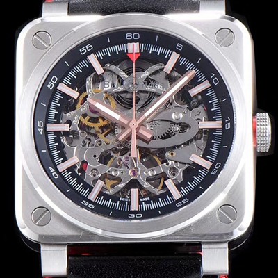 레플리카 [벨엔로즈] 남성용 인스트루먼트BR 03-92 AEROGT 스켈레톤 다이얼 오토매틱 무브먼트 BEL4233  