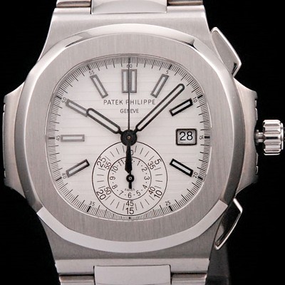 레플리카 파텍필립 노틸러스 크로노그래프 화이트 다이얼 40.5mm PAT4210  
