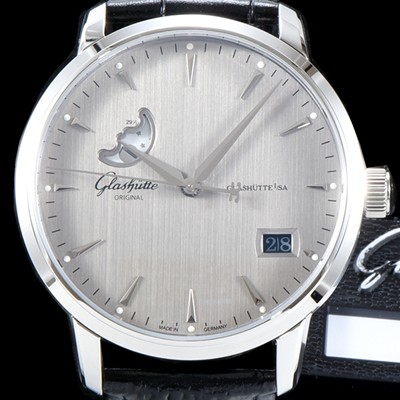 레플리카 [글라슈테 오리지날] 남성용 세나토 1-36-04-03-02-02 클래식 문페이즈 up!! 브라운 다이얼 (기계식 자동) 오토매틱 무브먼트 GLA4214  