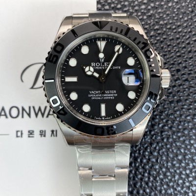 레플리카 [로렉스] 남성용 요트마스터 m226627 티타늄 42mm 세라크롬  오토매틱 Cal.3235무브먼트 블랙 다이얼 rol5623  