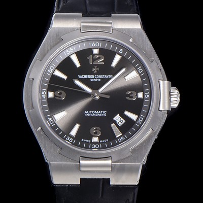 레플리카 [바쉐런 콘스탄틴] 남성용 오버시즈 오토매틱 9015타입 42mm 가죽줄 블랙다이얼 vac89162  