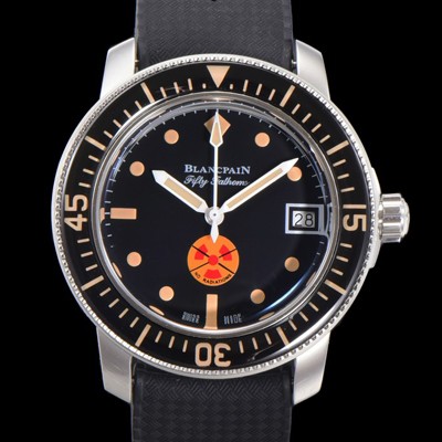 레플리카 [블랑팡] 남성용 1:1수제공정형 피프티패덤스 리미티드 에디션 오토매틱 ETA2836-2 타입 45mm 우레탄줄 세라믹 블랙다이얼 bla87428  