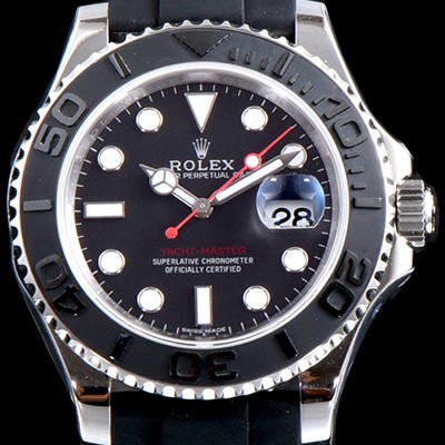 레플리카 [로렉스] 남성용 업그레이드 된 신형 요트마스터 116655 칼리버 3135 타입!!블랙 무광 세라믹 베젤 블랙 다이얼 오토매틱 무브먼트 ROL0311  