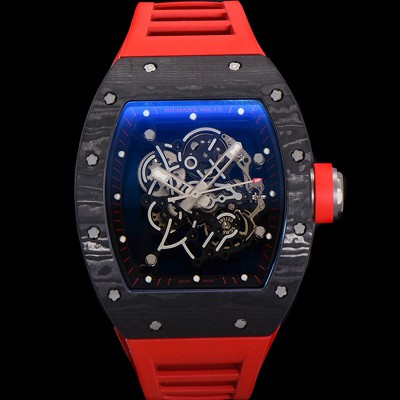 레플리카 [리차드밀레] 남성용 RM055 NTPT 카본 케이스 50mm 스켈레톤 다이얼 기계식 수동형 무브먼트 ric0261  