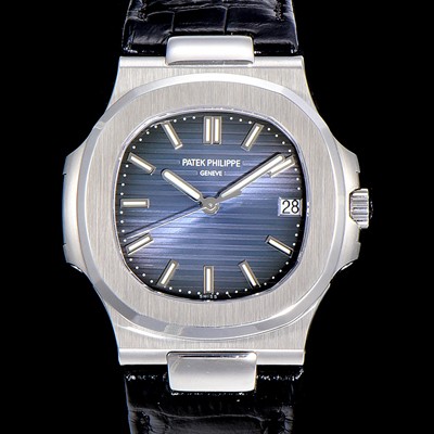레플리카 [파텍필립]남성용 최신! 5711/1A 010 노틸러스 Cal.324 S C타입무브 오토매틱 40mm 가죽줄 블루다이얼 PAT19075  