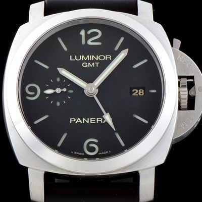 레플리카 [파네라이] 남성용 루미노르1950 지엠티 PAM00320 3Days 오토매틱 Cal. P.9001 무브먼트 블랙 다이얼 PAN0222  