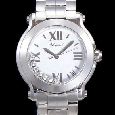 레플리카 [쇼파드] 여성용 해피 스포츠 다이아몬드 36mm 스위스 955.112 쿼츠 화이트다이얼  cho1312  