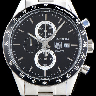 레플리카 [테그호이어] 남성용 까레라 블랙 다이얼 쿼츠 무브먼트 TAG0202  