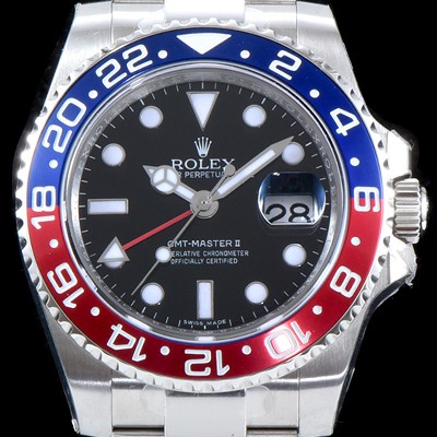 레플리카 [로렉스] 남성용 신형 지엠티 마스터II 116719 펩시 GM 904L스틸 업!! 듀얼 타임 블루/레드 투톤 24시간 회전 베젤 블랙 다이얼 3선 쥬빌리 브레이슬릿 오토매틱 무브먼트 ROL0510  