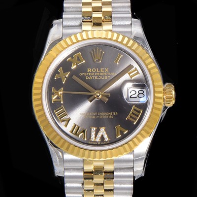 레플리카 [로렉스] 여성용 2021신상 데이져스트 오토매틱 ETA-2688 31mm 18K옐루골드 메탈줄 그레이 다이얼 rol86790  