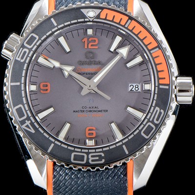 레플리카 [오메가] 남성용 신형 그레이 다이얼 UP!! 씨마스터 플래닛 오션600M 코-액시얼 마스터 크로노미터 43.5MM 오토매틱 무브먼트 OMG0120  