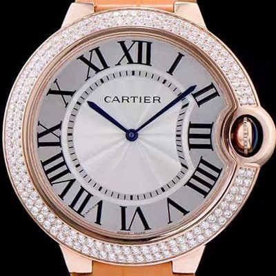 레플리카 [까르띠에] 남성용 발롱블루W6920054 화이트 다이얼 46mm 스위스 쿼츠 무브먼트 CAR0001  