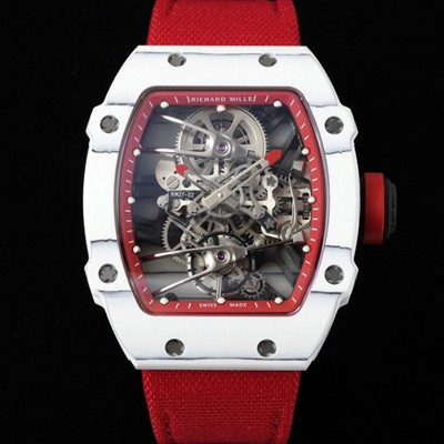 레플리카 [리차드밀레] 남성용 RM27-02 투어빌론 라파엘 나달 47mm 기계식 수동형 무브먼트 스켈레톤 다이얼 ric0273  