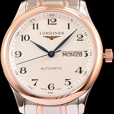 레플리카 [론진] 남성용 마스터 컬렉션 화이트 다이얼 오토매틱 무브먼트 LON0412  