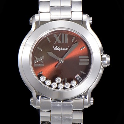 레플리카 [쇼파드] 여성용 해피 스포츠 다이아몬드 36mm 스위스 955.112 쿼츠 브라운다이얼 cho9122  