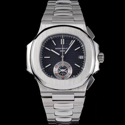 레플리카 [파텍필립] 남성용 노틸러스 5980/1A-001 오토매틱 Cal.CH 28-520 C 타입 40.5mm 메탈줄 블루 다이얼 pat2226  