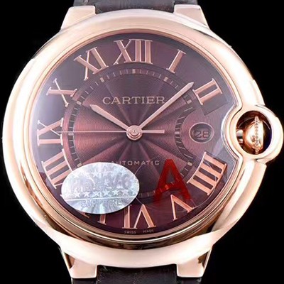 레플리카 [까르띠에] 남성용 발롱블루 W6920037 브라운 다이얼 오토매틱 무브먼트 CAR0110  