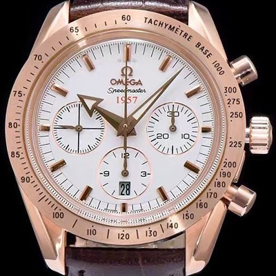 레플리카 [오메가] 남성용 스피드마스터 1957 화이트 다이얼 오토매틱 무브먼트 OMG0341  